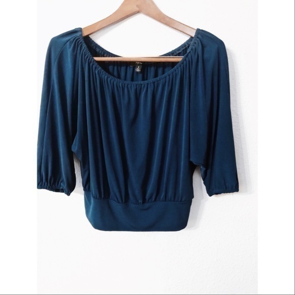 Express off the shoulder crop top nwot